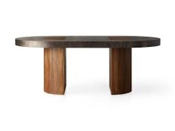 An Amazing Organic Form Arhaus Acacius 96' Oval Dining Table - New In Box