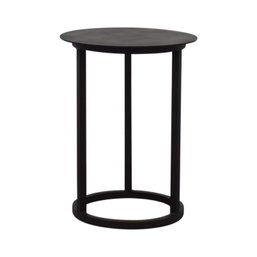 A Restoration Hardware Round Mercer Side Table