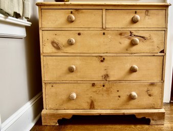 Antique Circa 1870 Five Drawer Chest Of Drawers Purchased From Anne Corper Country Antiques (RETAIL $650)