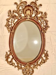 Large Vintage Italian Gilt Wood Mirror (5.5 Feet)