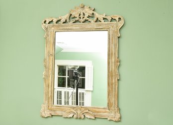 Carved Wood Framed Mirror
