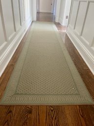 A Green Hallway Carpet Runner