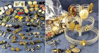 Jewelry - Vintage & Modern Earrings Galore - Clip, Screw Back & Clipscrew Back Combination