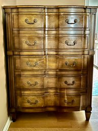 Regency Style 5 Drawer Tall Dresser