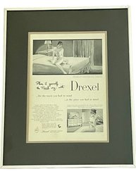 Drexel Furniture,vintage Illustrated Nude Magazine Ad. Rare (1)