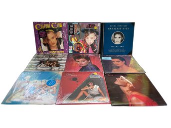 Collection Of 9 LP Albums - Culture Club, Sheena Easton And More (C)
