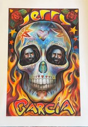 Jerry Garcia Limited Edition Print By Artist Shen