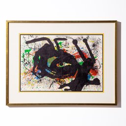 Joan Miro Lithograph From Derriere Le Miroir