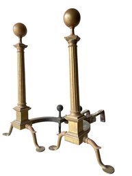 Antique 27' Tall Andirons.