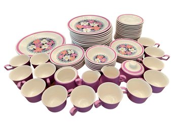 Nikko Ironstone - Dish Set Of Service For 12 , 73 Pieces In Total.