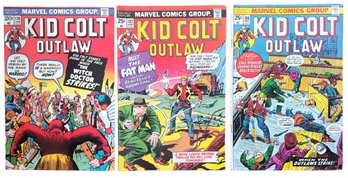 1974 Marvel Comics  KID COLT OUTLAW #178,188,192  BRONZE AGE