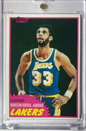 HOF Kareem Abdul-Jabbar 1981-82 Fleer #20