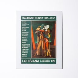 1969 Louisiana Kunst Exhibition Poster