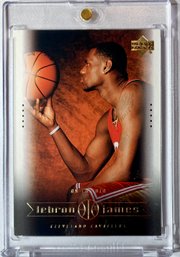 LeBron James RC 2003-04 Upper Deck 'ON THE AIR' Rookie Subset Card #17