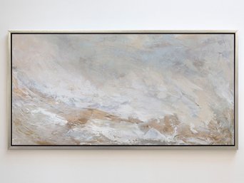 'Light Within No. 3' - Silver Framed Canvas 34x66 - SHIPS FREE
