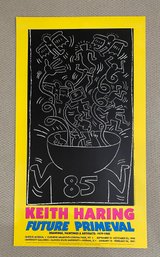 Keith Haring Vintage Lithograph, Future Primeval Vintage Art Print