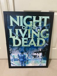 Night Of The Living Dead Framed Canvas Print