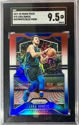 Luka Doncic 2019-20 Panini Prizm Red/White/Blue Prizm GRADED SGC 9.5