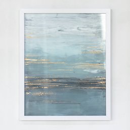 'Luminous' -  White Frame Embellished Print 16x20