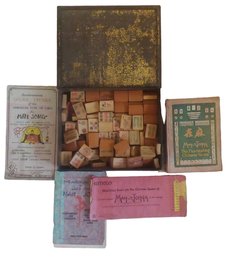 Antique 1920s Maj Jong Game Pieces