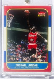 Michael Jordan 1986 Fleer 'Decade Of Excellence' Rookie Reprint