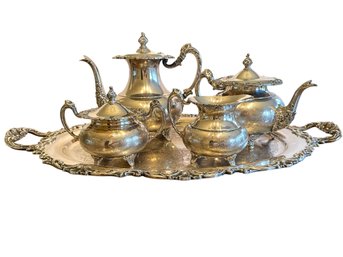 Vintage Silverplated Tea Set.