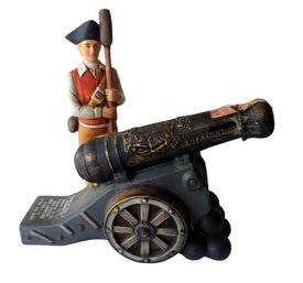 MOLLY STARK CANNON LIQUOR DECANTER ~ TRIBUTE FROM NH