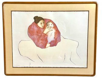 R.C Gorman (1931-2005) 'earth Child- Stage 1' Pencil Signed Lithograph. 1979