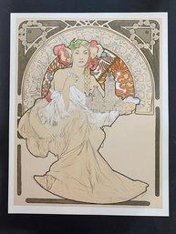 Mucha Lithograph  Fine Art Print