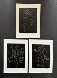 Beautiful Set Of 3 Hand Signed Prints By Jeffrey Glenn Reese