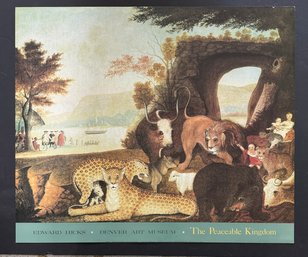 Edward Hicks  The Peaceable Kingdom Vintage Fine Art Print