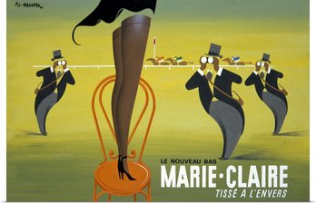 Marie Claire Oversized French Poster