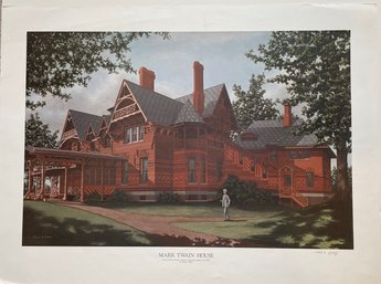 Mark Twain House Print By Thomas Colletta