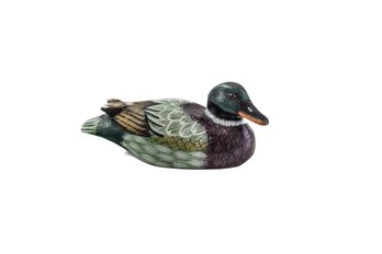 HAND CARVED AND DETAIL PAINTED MALLARD DECOY