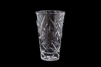 WATERFORD IRELAND 10' HIGH CRYSTAL VASE