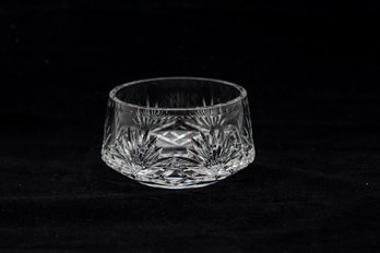 WATERFORD IRELAND CRYSTAL DECORATIVE SHORT BOWL