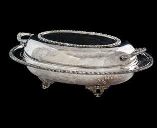 ENGLISH MANUFACTURING CO. SILVERPLATE  OVAL SERVING DISH