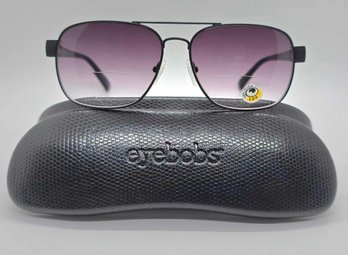 Eyebobs Matte Black/black Gradient Reader Sunglasses With Branded Case