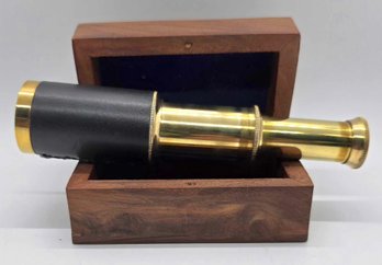 Handcrafted Fully Functional Telescope With Wooden Gift Box