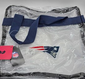 New England Patriots Clear Carryall Crossbody Bag