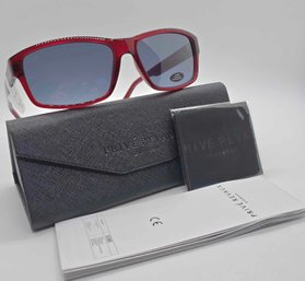 Prive Revaux Merlot/Grey Polarized Sunglasses With Branded Case