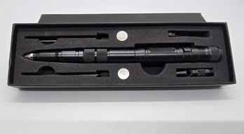 Black 4 In 1 Multifunctional Tool Pen