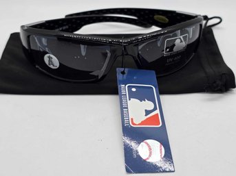 MLB Chrome Wrap Black/Grey LA Angels Sunglasses