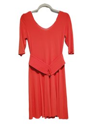 Beautiful Ladies ARMANI Collezioni Red Belted Cocktail Dress - Size 6 - Made In Italy