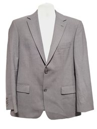 Men's HUGO BOSS Stretch Size 38R Men's Single Breasted Gray Sportcoat Jacket