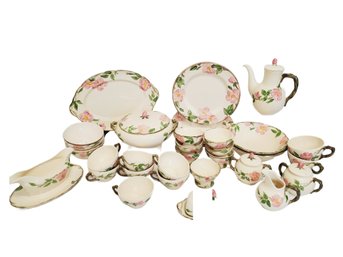 Lot Vintage Franciscan Earthenware Desert Rose Dinnerware Assortment