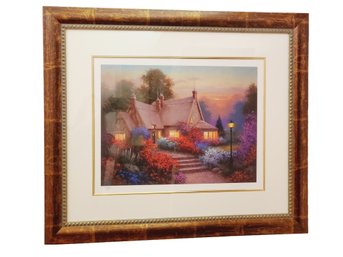 Framed Artist Sergon Signed Ltd Ed 535 Of 975 Seriolithograph On Paper Entitled Evening Glow W/ COA