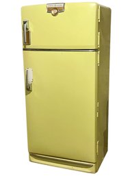 Vintage GE Retro Pastel  Light Green Refrigerator.