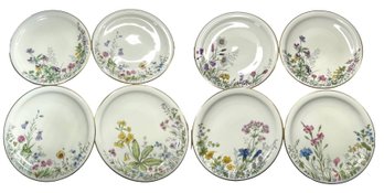 Franconia Krautheim Selb Meadow Flowers 7.3/4 Inch Salad Plates