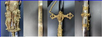 Masonic  Ceremonial Sword And Scabbard Sheath